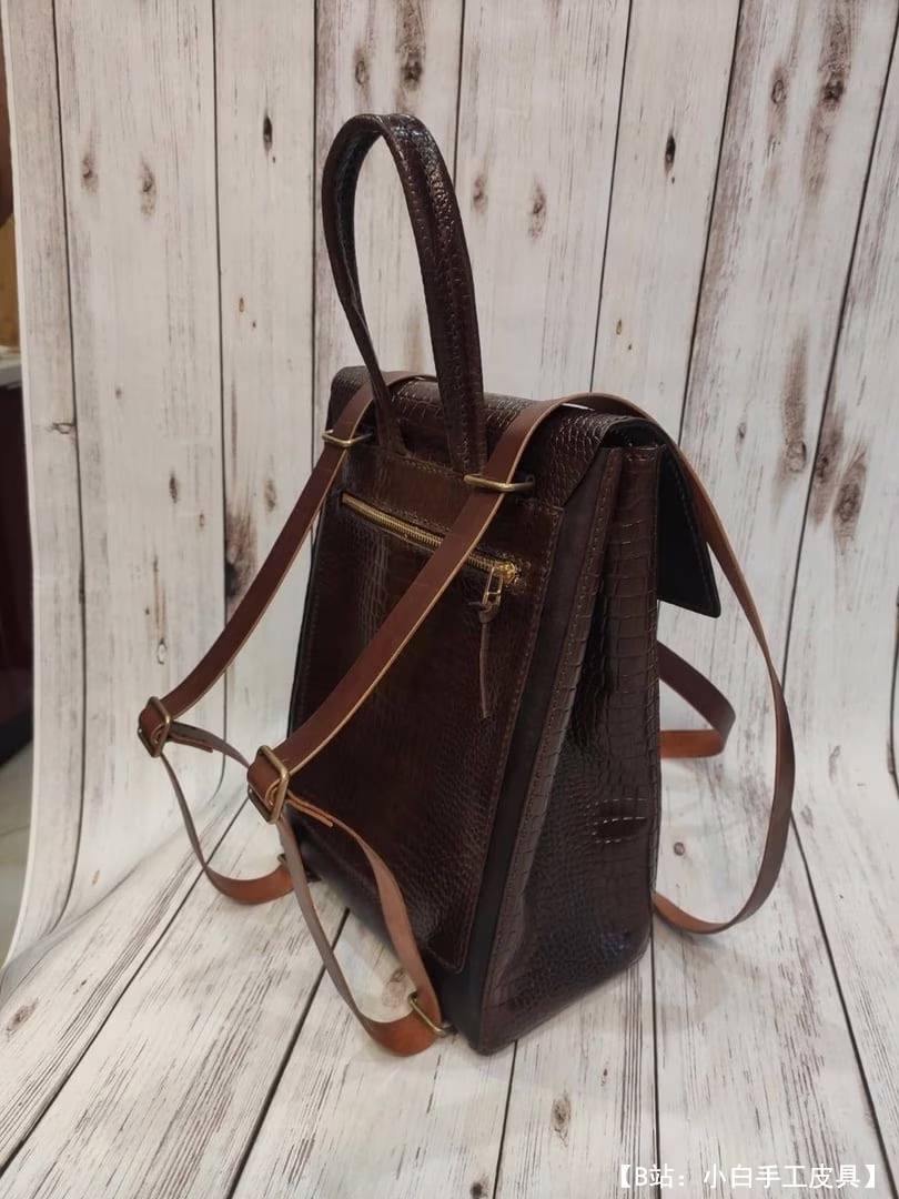 真皮女式小背包图案 - 2