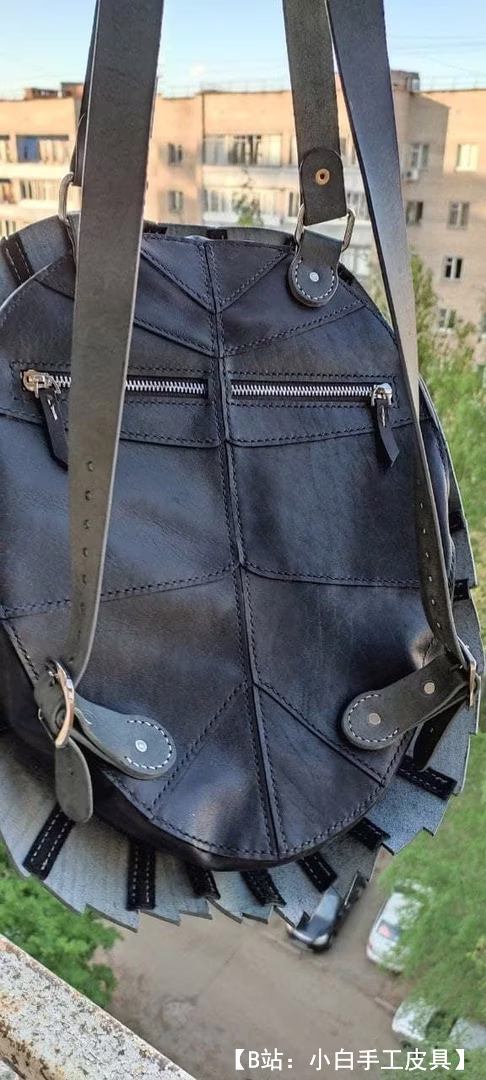 图案皮革背包海龟 - 2