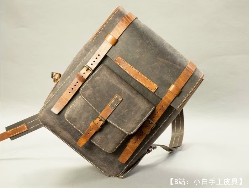 休闲皮革背包图案 - 2