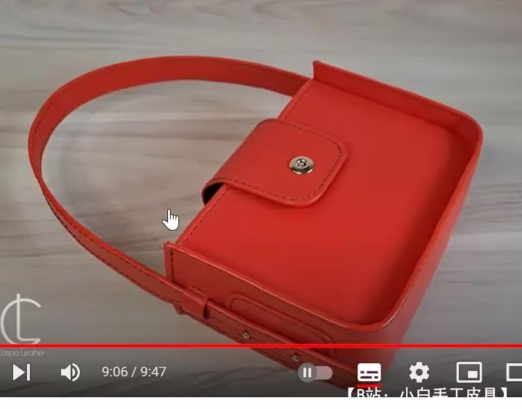 图案牛皮女士小号手提包挎包 - 1