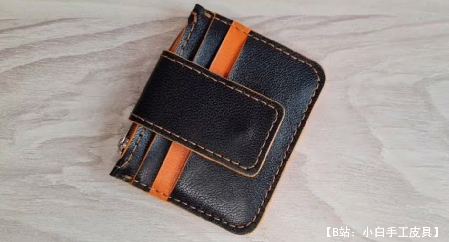 带拉链的皮卡钱包图案 - 1