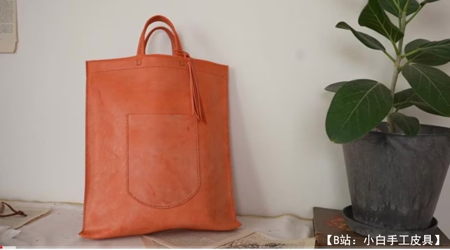 适合不同物品的皮革购物袋图案 - 2