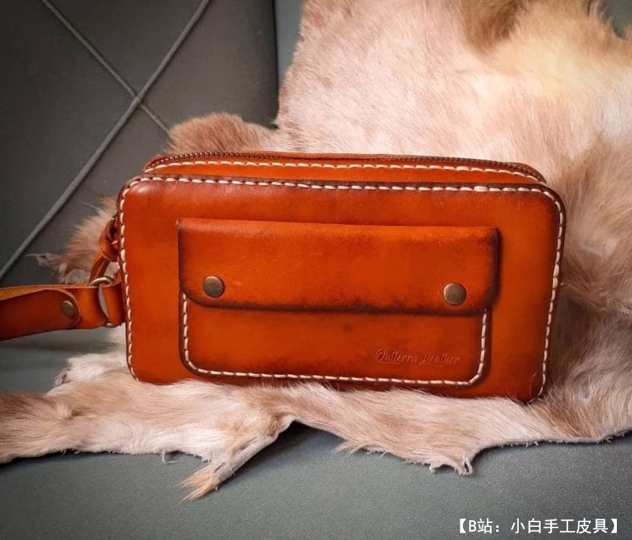 男士皮革钱包图案，适合各种小物品 - 3