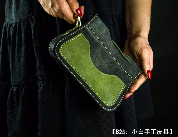 手拿小号女式手提包斜挎包（手拿包）图案 - 3