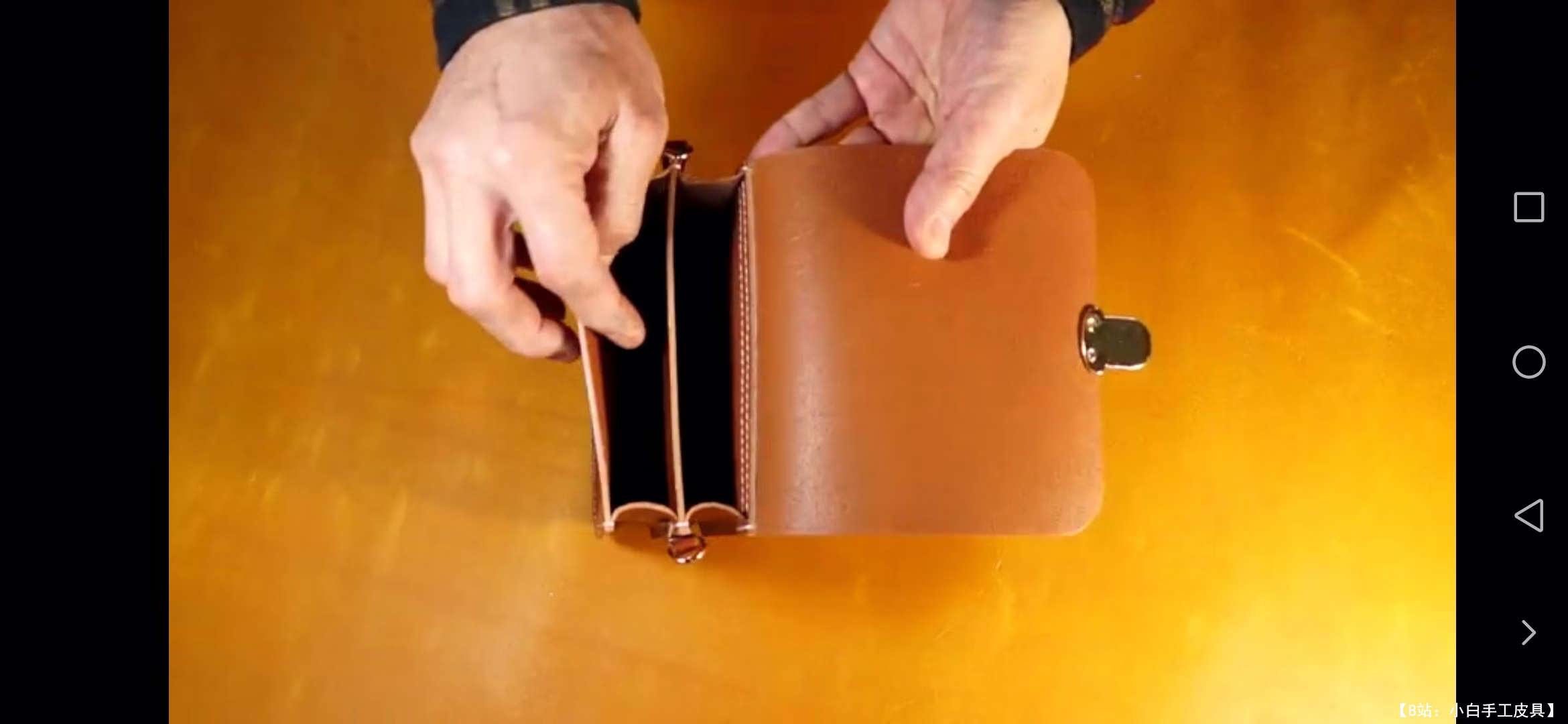 男士皮包斜挎包图案 - 2