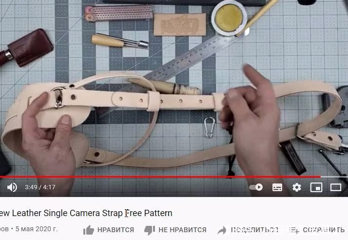 相机皮革卸料器的图案 - 1