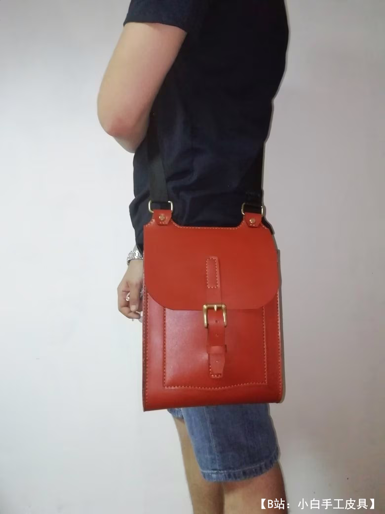 皮革斜挎包图案 - 2