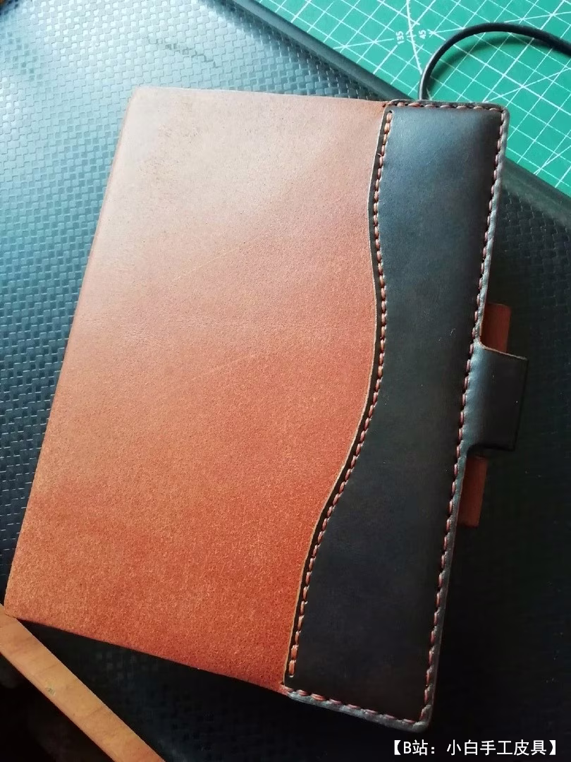 皮革日记/笔记本的非常漂亮的封面图案 - 1