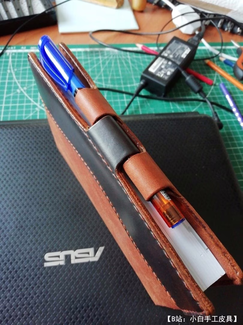 皮革日记/笔记本的非常漂亮的封面图案 - 2