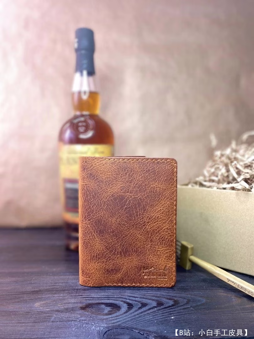 皮革底座支架/护照套图案 - 1