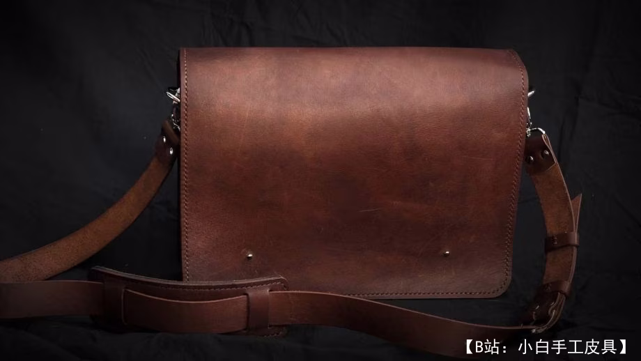 文件皮革斜挎包图案 - 2