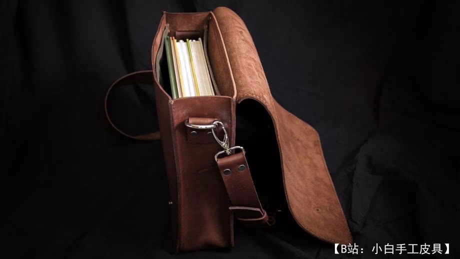 文件皮革斜挎包图案 - 4