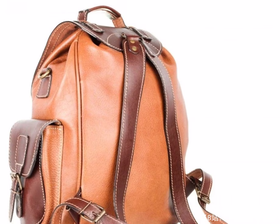 皮革城市背包图案 - 2