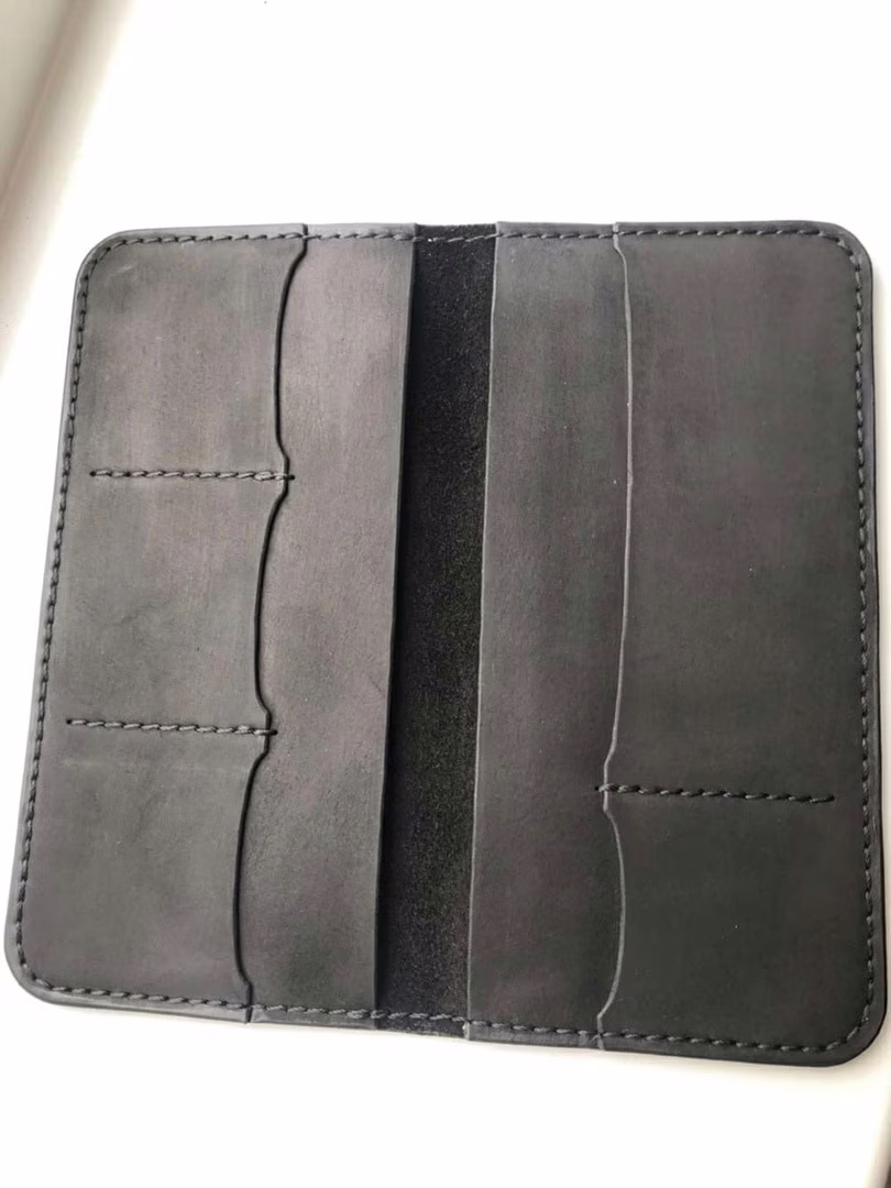 带有卡片部分的简单皮革图案 - 2