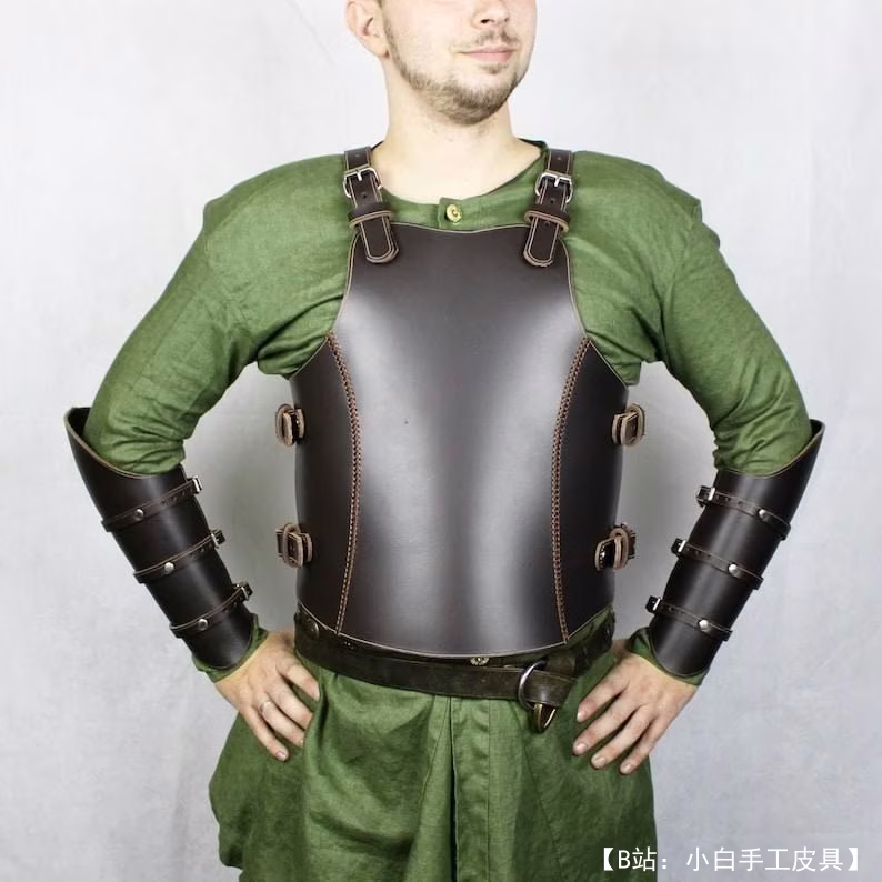 Выкройка кожаная мужская кираса Ruk от War Factory - 1