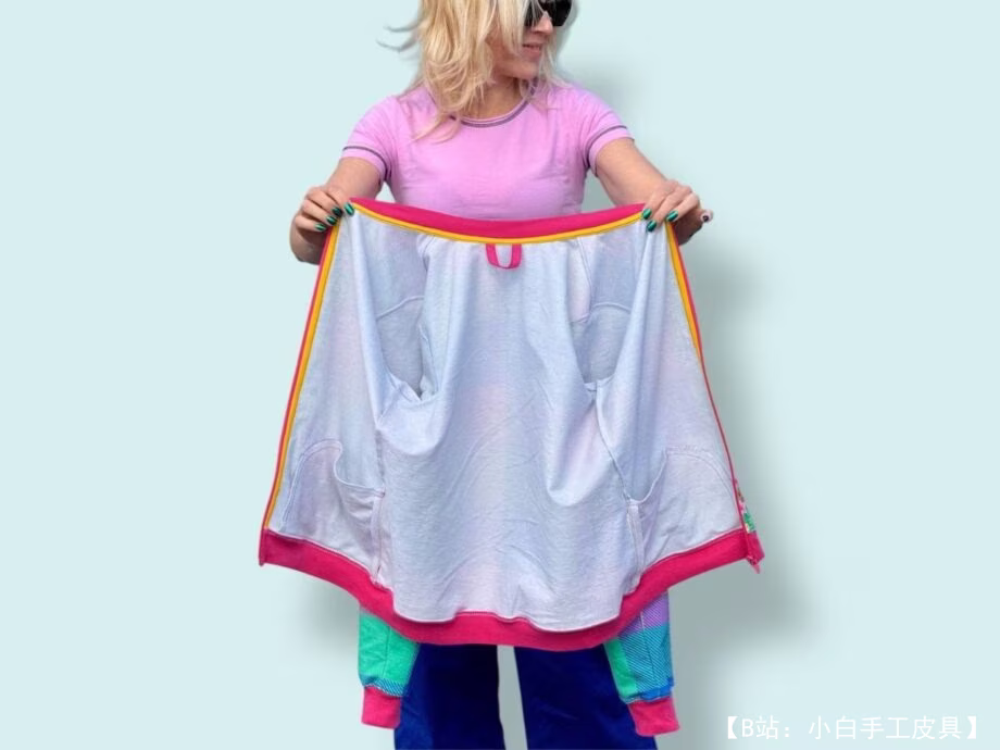 女式轻型飞行员夹克图案 尺码 XXS-5XL - 4