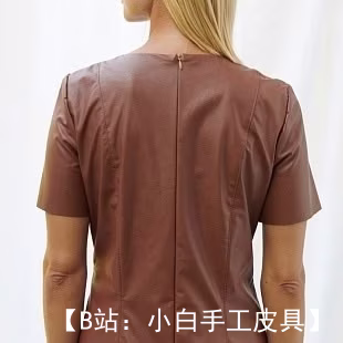 生态皮革连衣裙图案，尺码 36-48 欧元 - 3