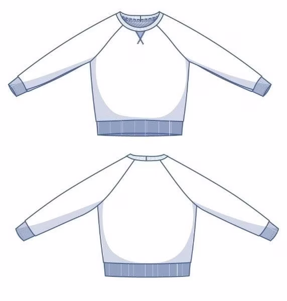 针织女式运动衫/运动衫图案 XS-XXXL - 3