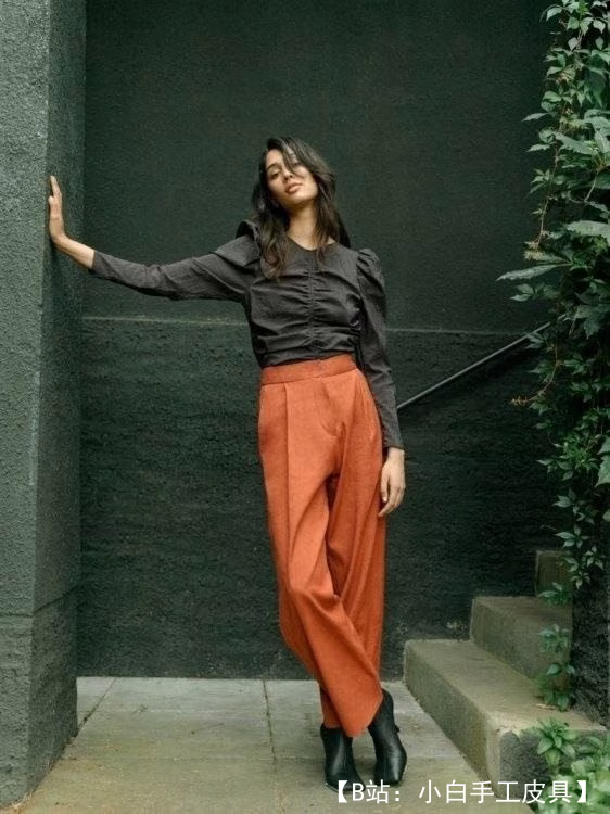 女式长裤面料图案，r。36-44欧元 - 1