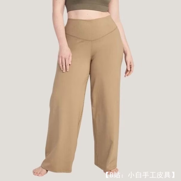 女式阔腿瑜伽裤图案尺寸 XXS-5XL - 2