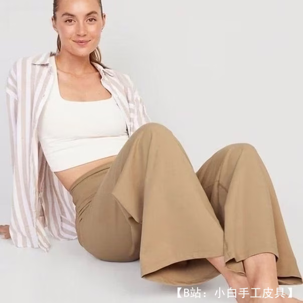 女式阔腿瑜伽裤图案尺寸 XXS-5XL - 3