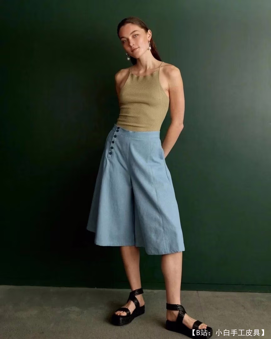 针织裙裤图案 - 1