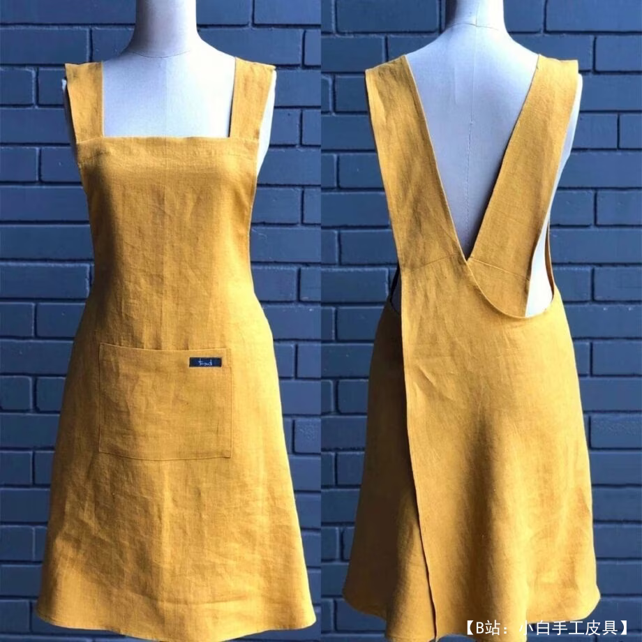 女式合身围裙图案 尺码 40-52 身高 - 1