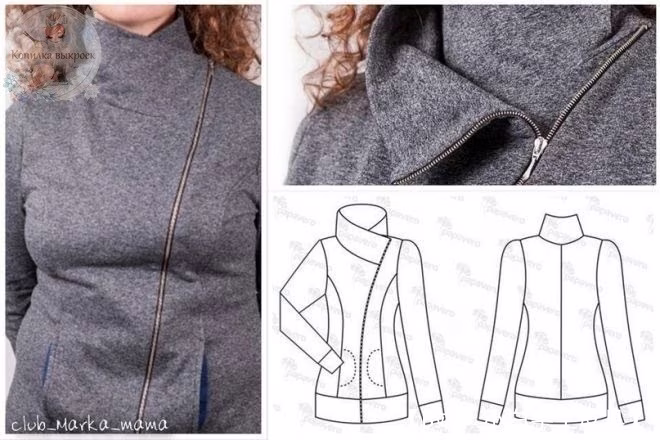 针织连帽衫图案 - 1