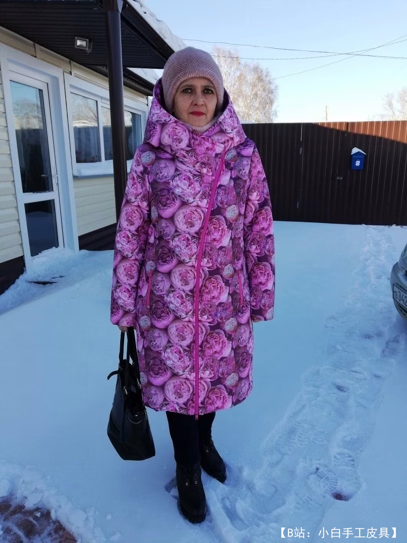 女式冬季羽绒服面料花样 - 7