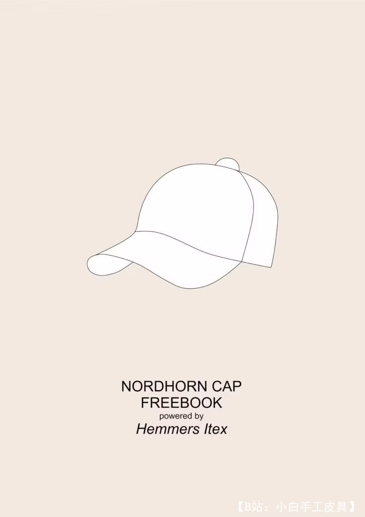 男女皆宜的帽子/棒球帽图案（硬角帽）尺寸为 54 至 58 - 2