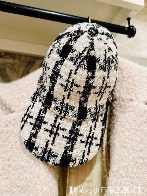 男女皆宜的帽子/棒球帽图案（硬角帽）尺寸为 54 至 58 - 4