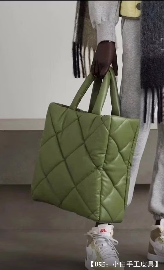 布料绗缝购物袋图案 - 1