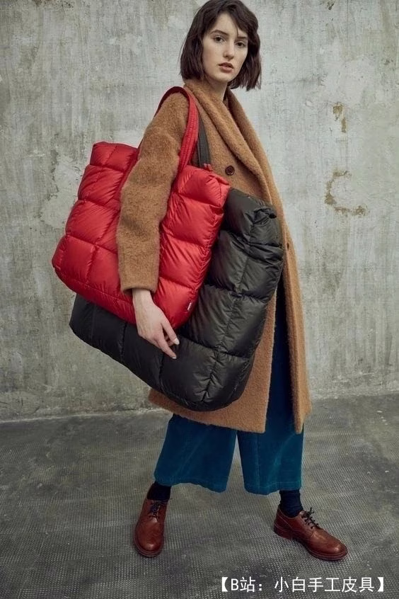 布料绗缝购物袋图案 - 2