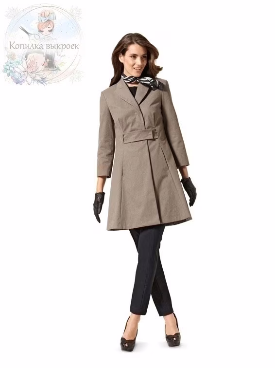 女式雨衣、夹克、长裤、背带长裤图案，尺码16-22（高160） - 2