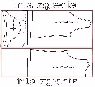 女式V领T恤图案 - 3