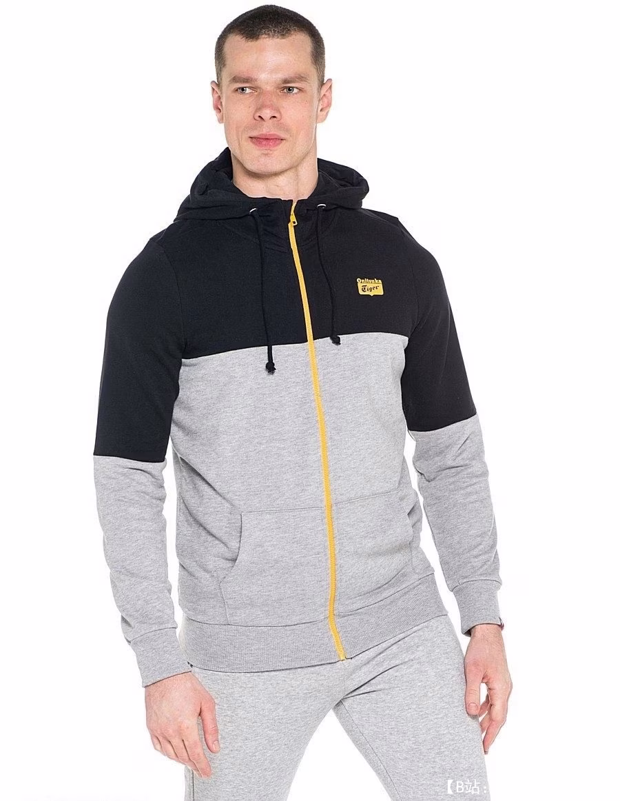 图案男女通用运动夹克风衣带帽 - 1