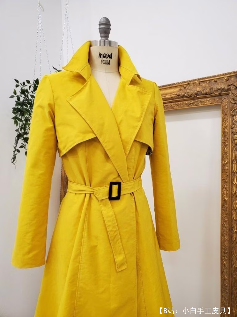 图案针织女式风衣尺码 40/42-66/68（俄罗斯） - 5