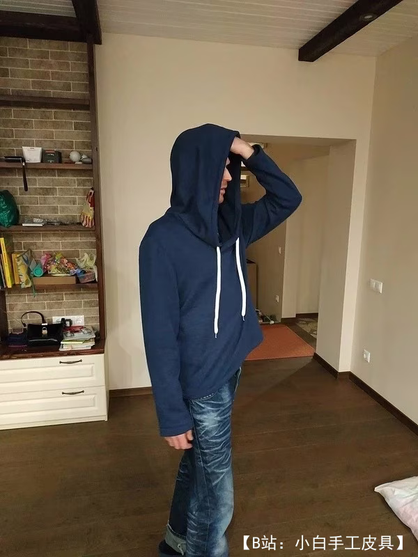 男式领口运动衫面料图案尺寸 48 - 56 - 3