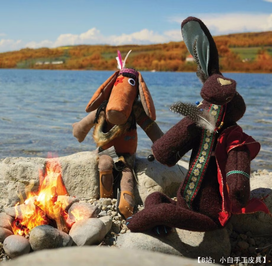 软毛绒狗玩具的图案 - 2