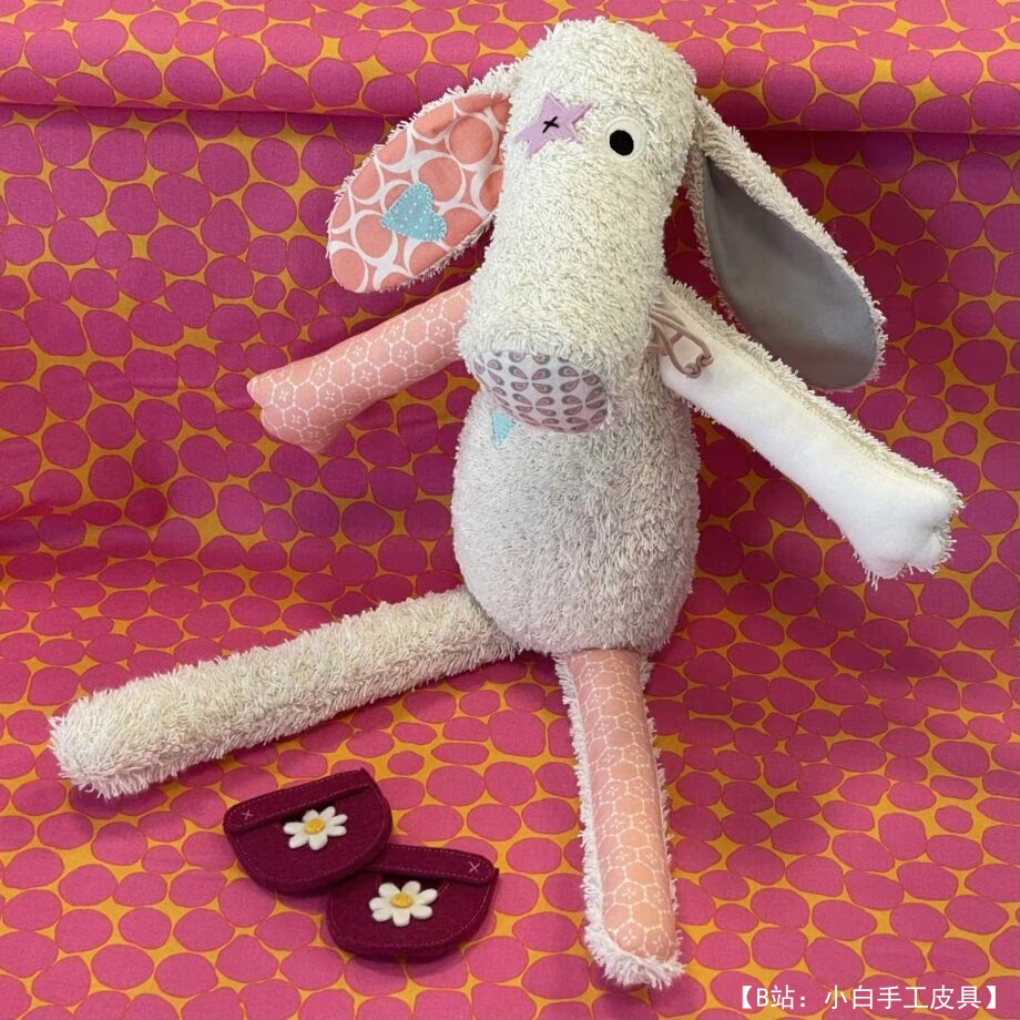 软毛绒狗玩具的图案 - 4