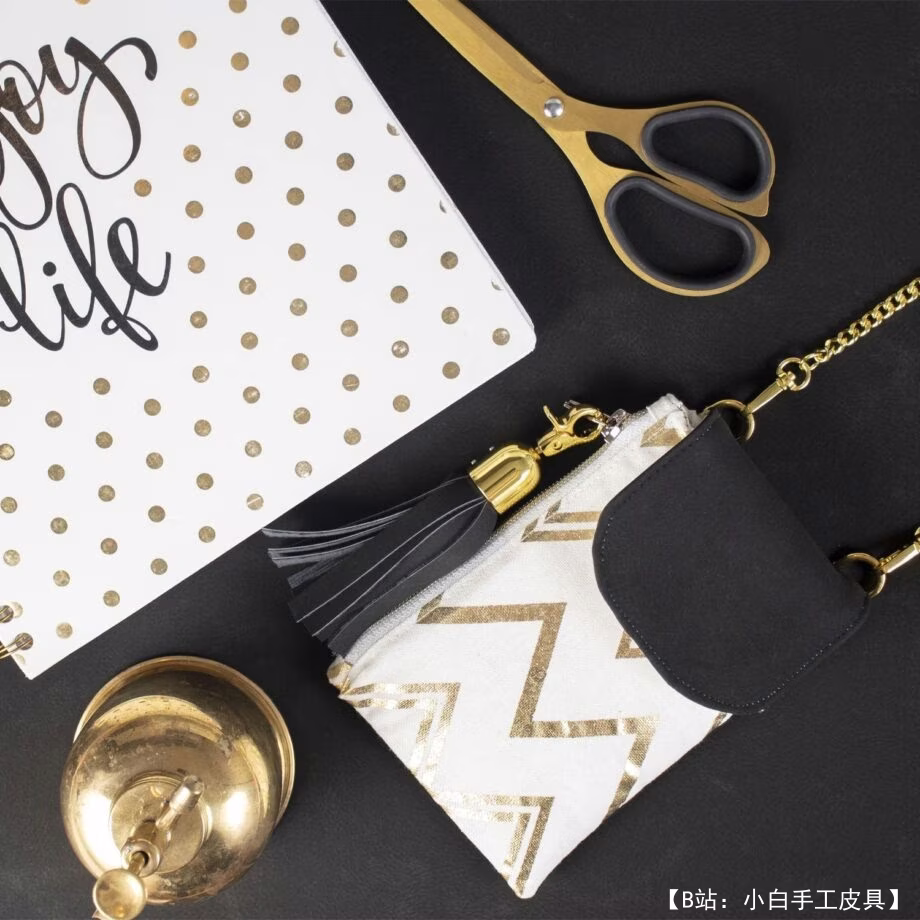 用于智能手机、文件和现金的小型斜挎女式手提包的图案 - 3