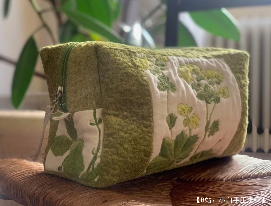 纺织旅行化妆包图案 - 1