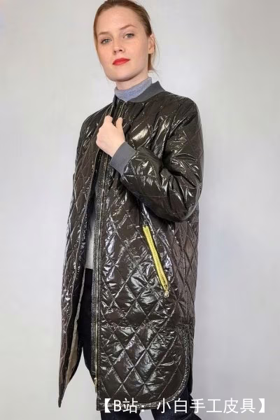 女式轻质春/秋季飞行员外套图案，尺寸从 40 到 68（俄罗斯） - 4