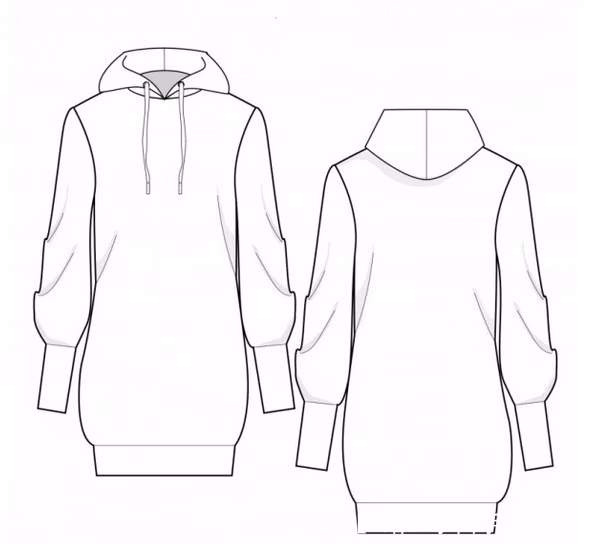 女式图案针织运动衫连衣裙，尺码为 42 至 68 - 1