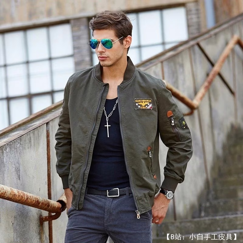 男式飞行员夹克图案，尺寸从 44 到 60（俄罗斯） - 1