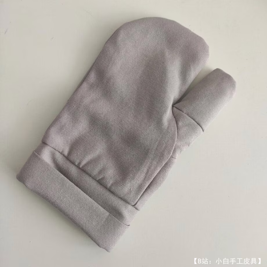 两根手指男士工作手套图案 - 1