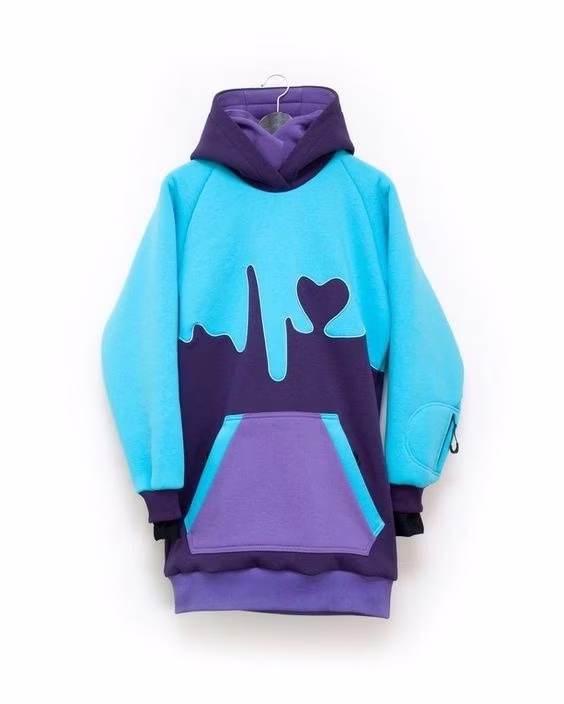 女式连帽衫图案，尺寸从 40 到 60 俄罗斯 - 2