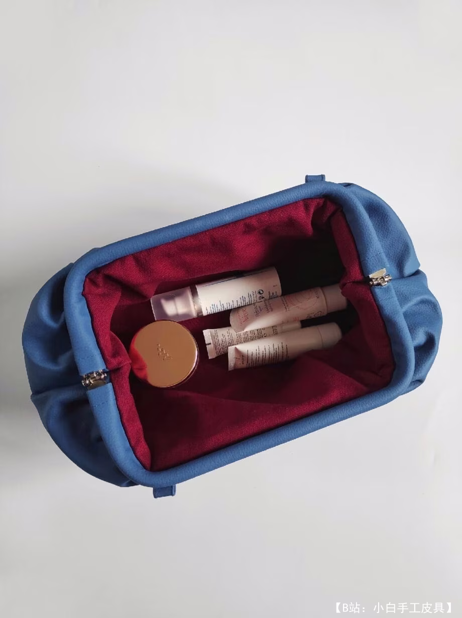 带扣织物女式手拿包的图案 - 2