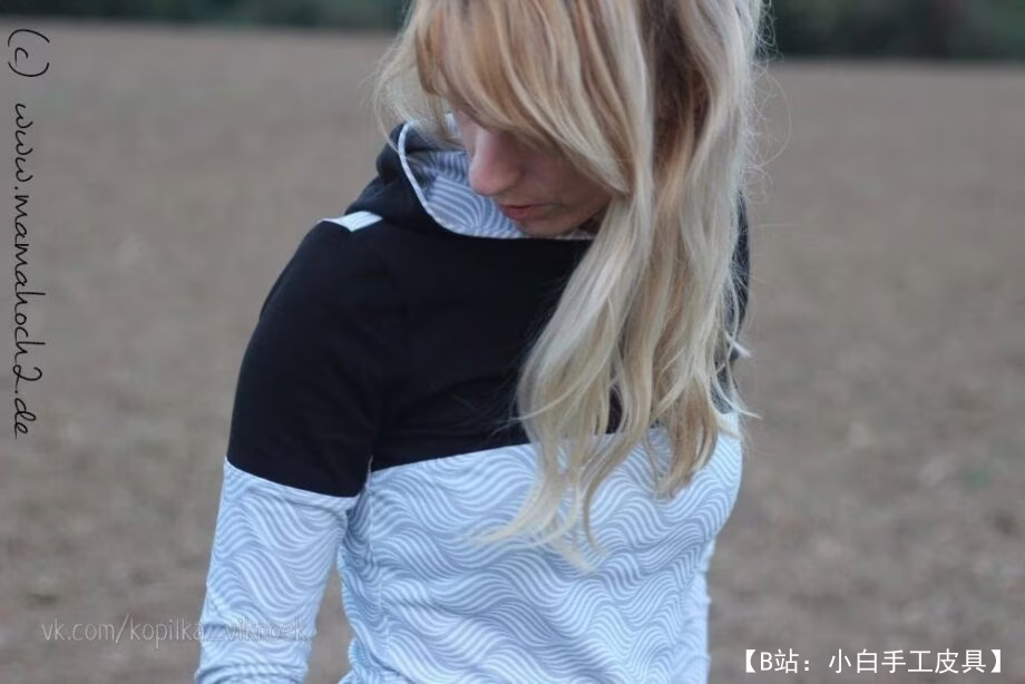 女式连帽衫图案 - 1