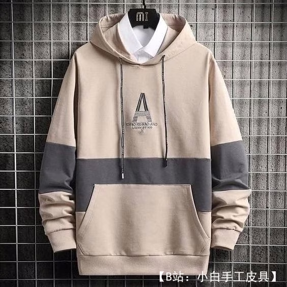 男士连帽运动衫图案，尺码 46 至 66 (ru) 以及实施思路 - 1